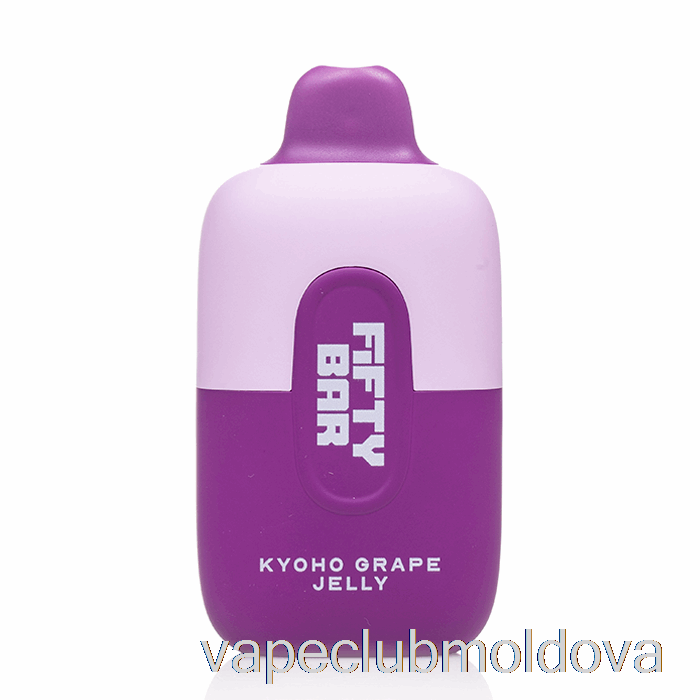 Vape Mod Fifty Bar 6500 Jeleu De Struguri Kyoho De Unică Folosință